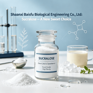 Shaanxi Baisfu Biological Engineering Co., Ltd. Sucralose — A New Sweet Choice ​